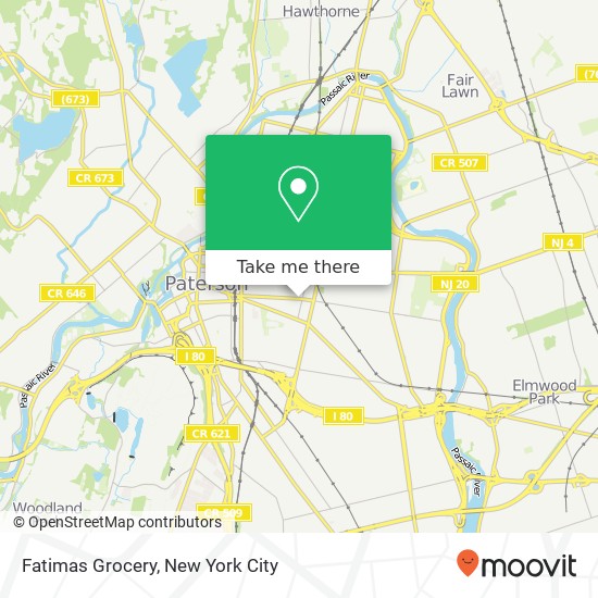Mapa de Fatimas Grocery