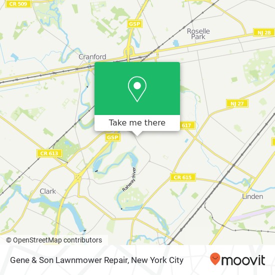 Gene & Son Lawnmower Repair map