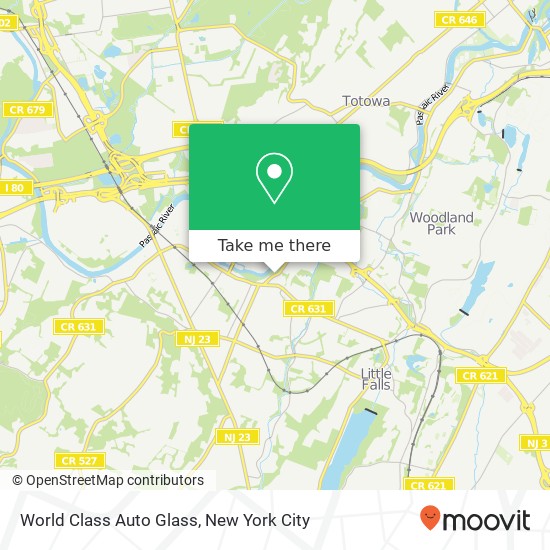 World Class Auto Glass map