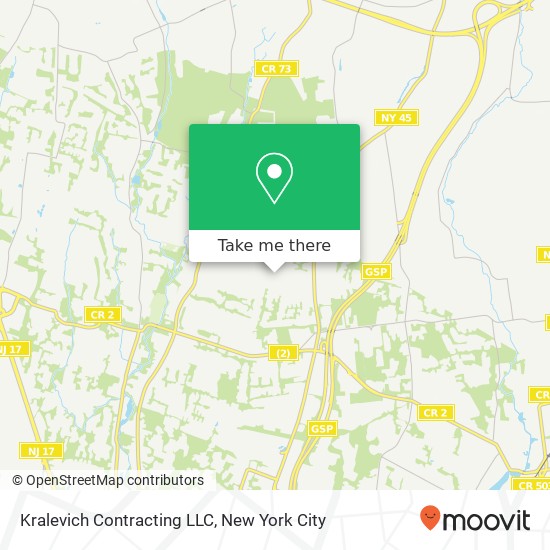 Mapa de Kralevich Contracting LLC