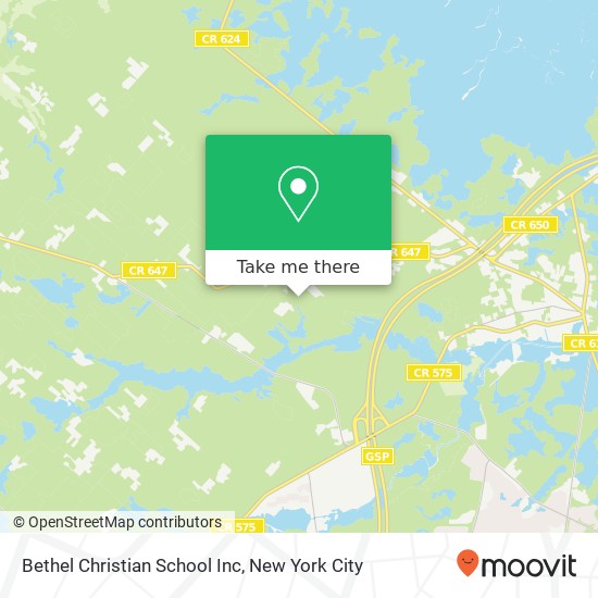 Bethel Christian School Inc map