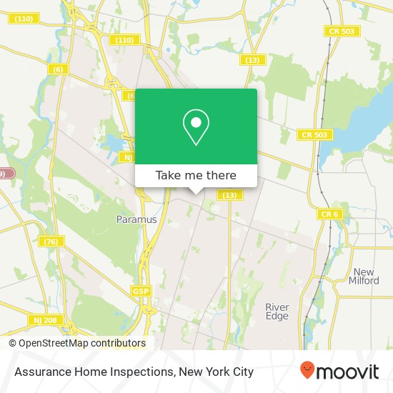 Mapa de Assurance Home Inspections