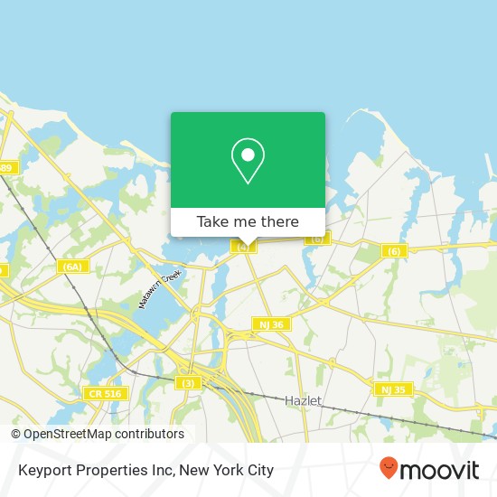 Mapa de Keyport Properties Inc