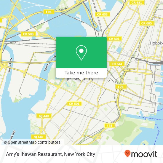 Mapa de Amy's Ihawan Restaurant