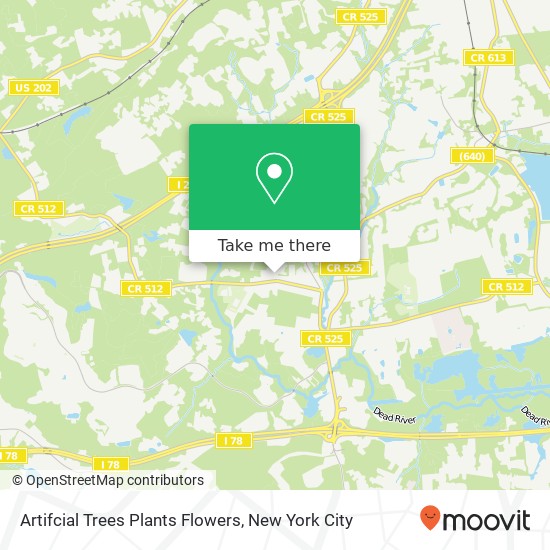 Mapa de Artifcial Trees Plants Flowers