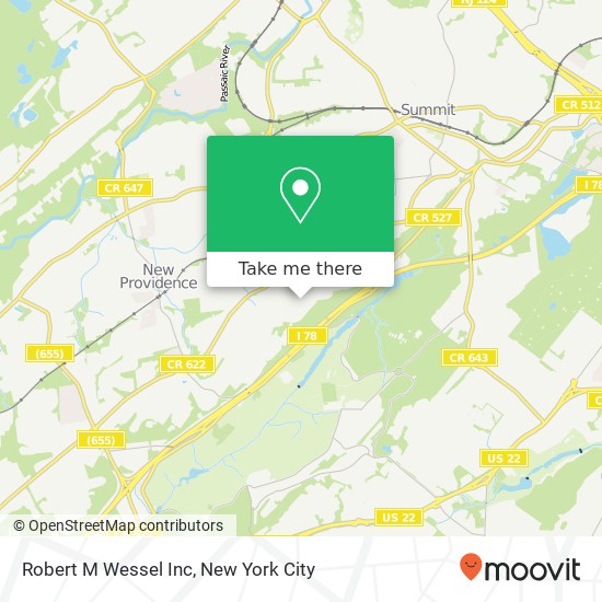 Robert M Wessel Inc map