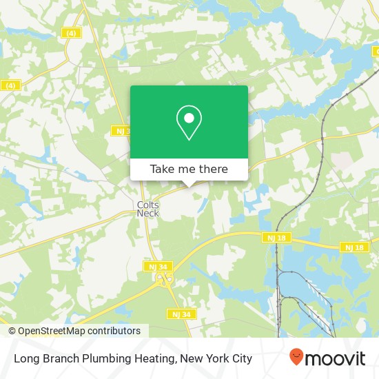 Long Branch Plumbing Heating map