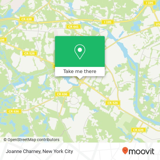 Joanne Charney map