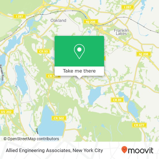 Allied Engineering Associates map