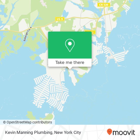 Mapa de Kevin Manning Plumbing