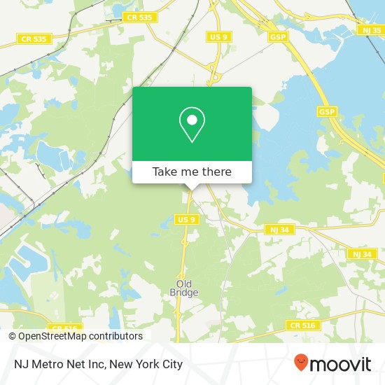 NJ Metro Net Inc map