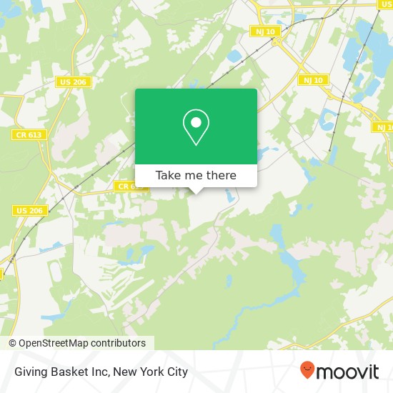 Giving Basket Inc map