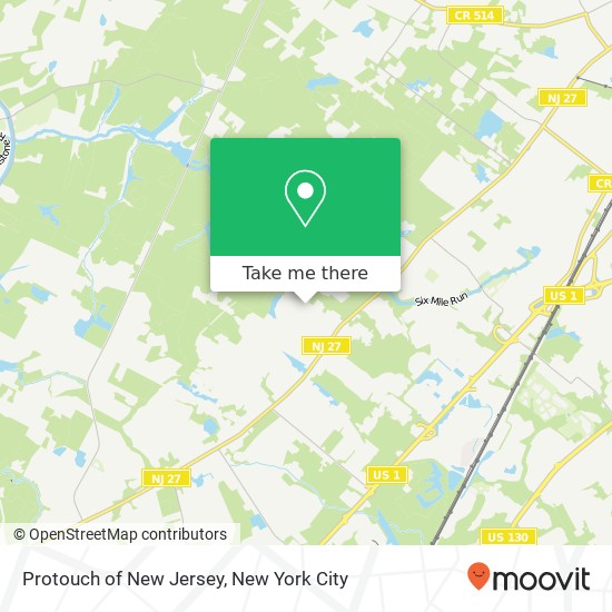 Mapa de Protouch of New Jersey