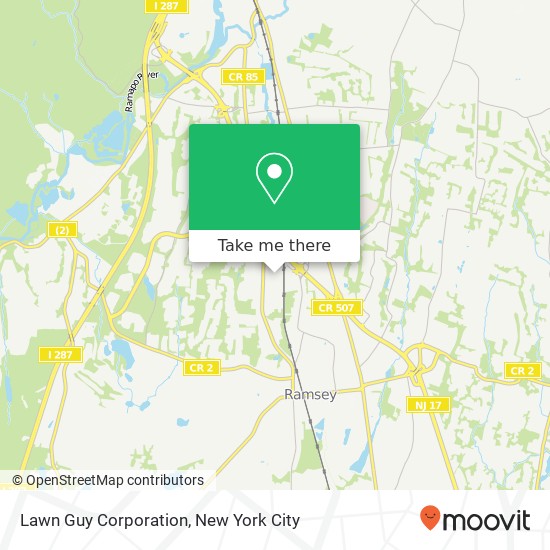 Lawn Guy Corporation map