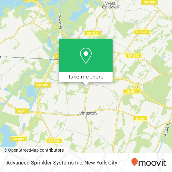 Advanced Sprinkler Systems Inc map