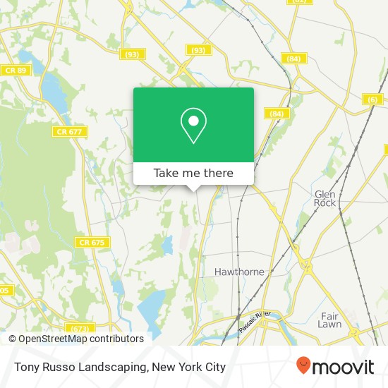 Mapa de Tony Russo Landscaping