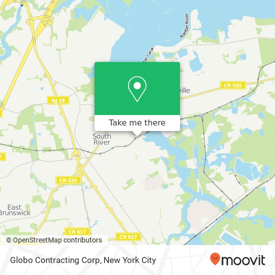Globo Contracting Corp map