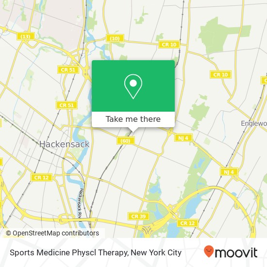 Sports Medicine Physcl Therapy map