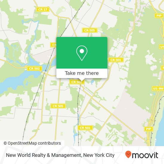 New World Realty & Management map