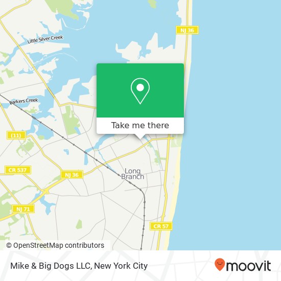 Mapa de Mike & Big Dogs LLC