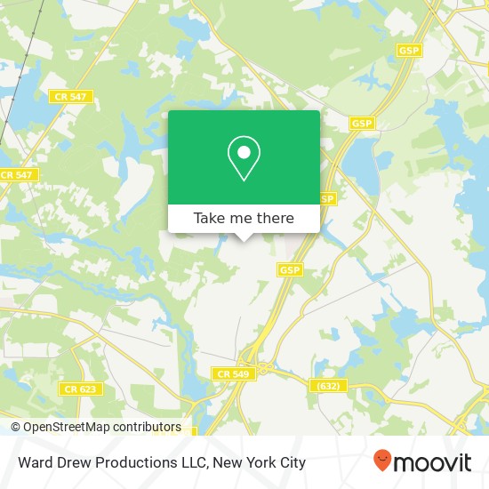 Ward Drew Productions LLC map