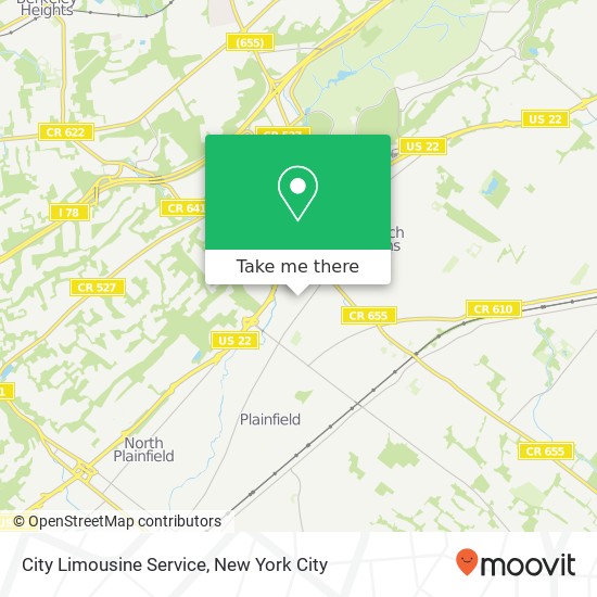 Mapa de City Limousine Service