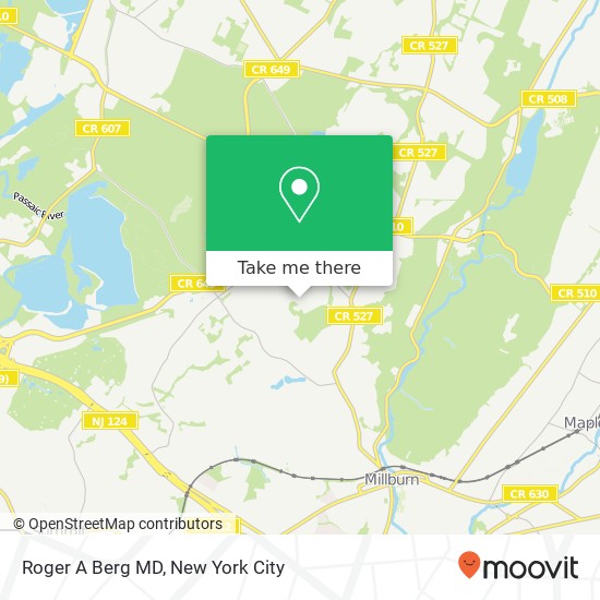 Roger A Berg MD map