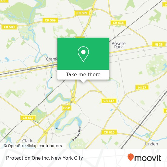 Protection One Inc map