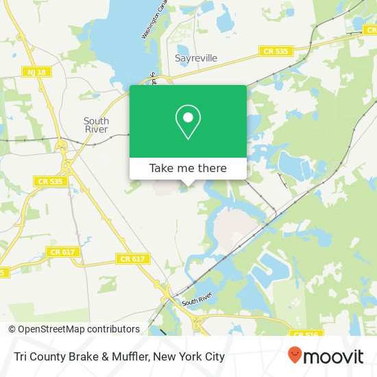 Mapa de Tri County Brake & Muffler