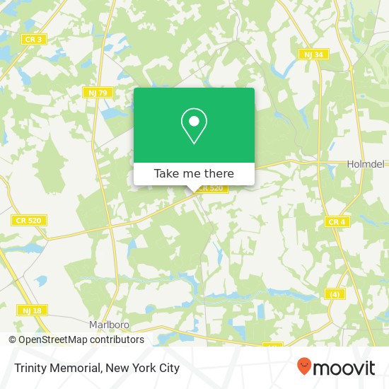 Trinity Memorial map