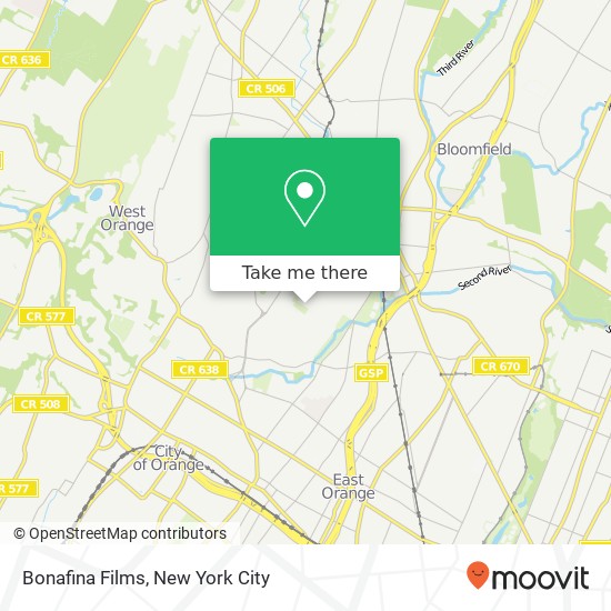 Bonafina Films map