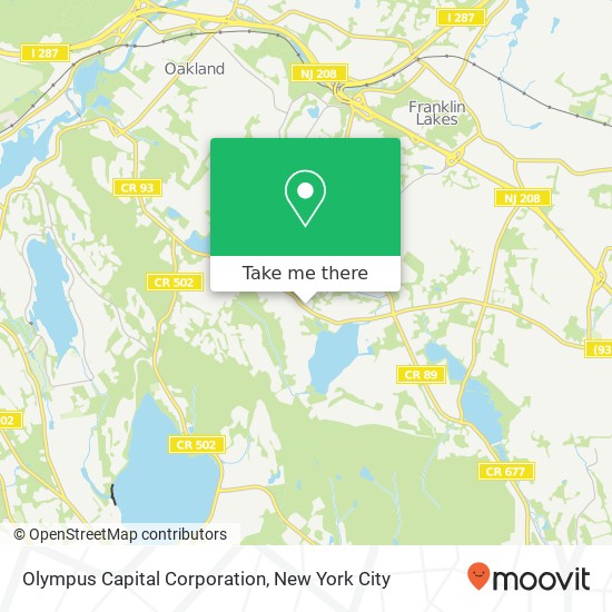 Mapa de Olympus Capital Corporation