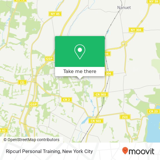 Ripcurl Personal Training map