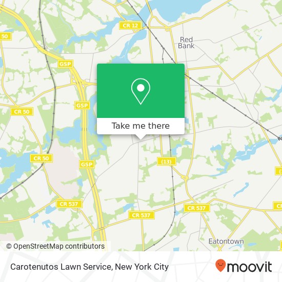 Carotenutos Lawn Service map