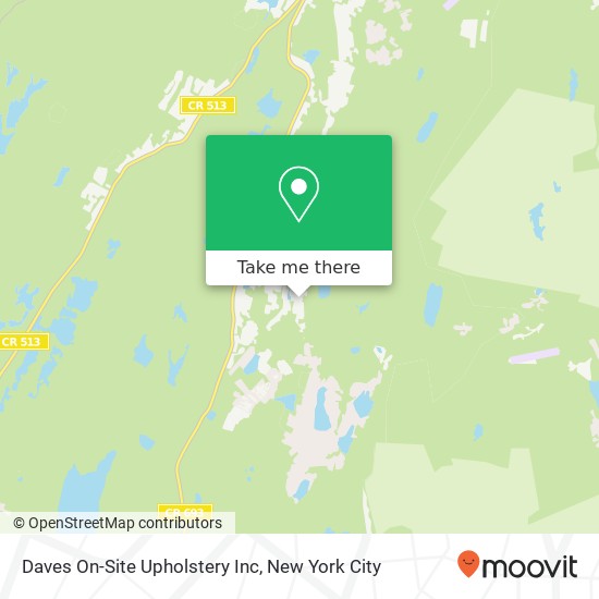 Daves On-Site Upholstery Inc map