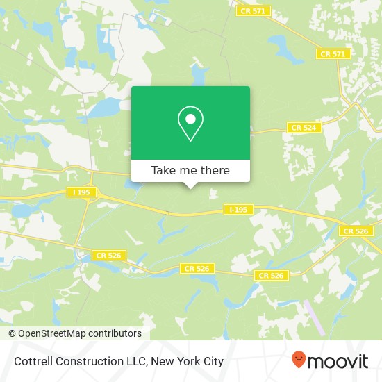 Mapa de Cottrell Construction LLC