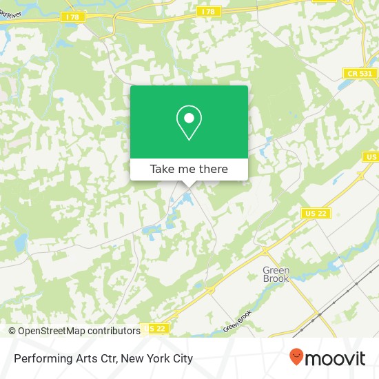 Performing Arts Ctr map