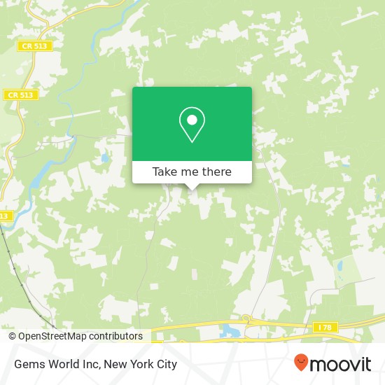 Gems World Inc map