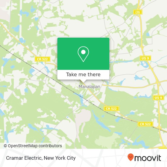 Cramar Electric map