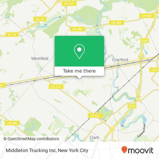 Mapa de Middleton Trucking Inc