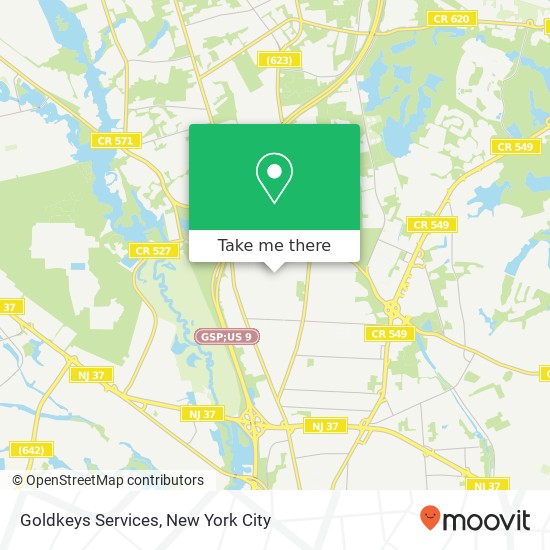 Goldkeys Services map