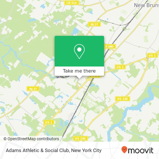 Adams Athletic & Social Club map