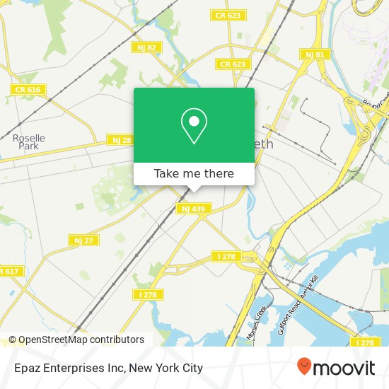 Epaz Enterprises Inc map