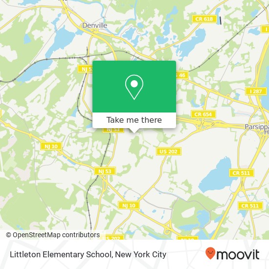 Mapa de Littleton Elementary School