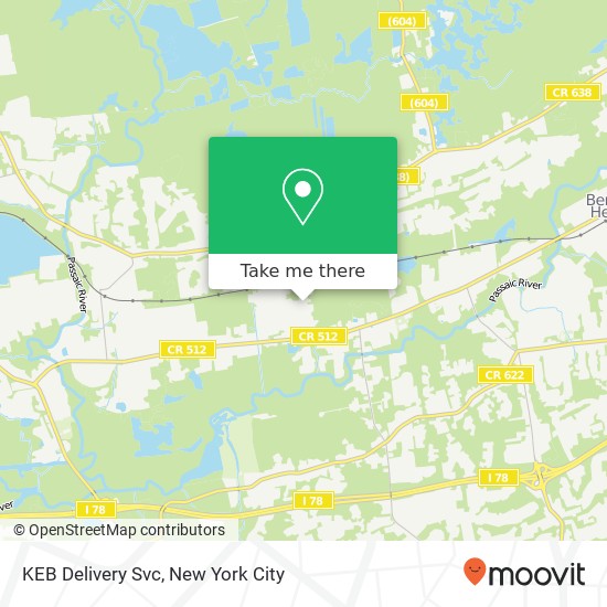 KEB Delivery Svc map