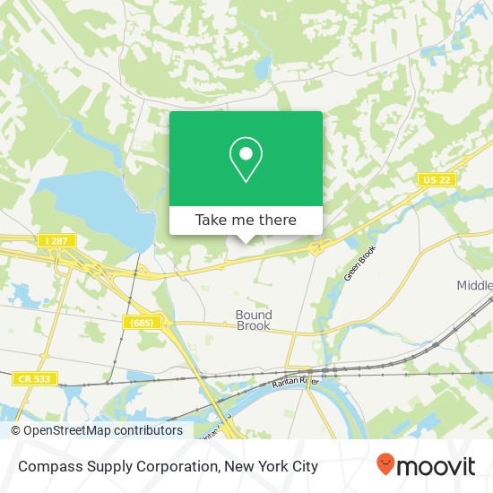 Mapa de Compass Supply Corporation