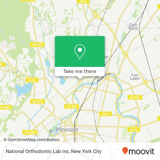 National Orthodontic Lab Inc map