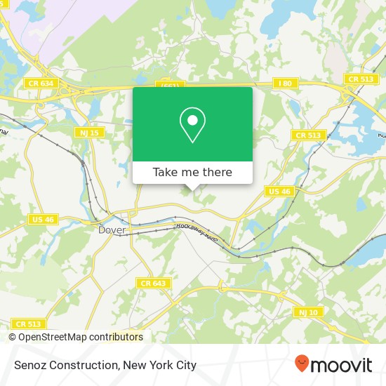 Senoz Construction map