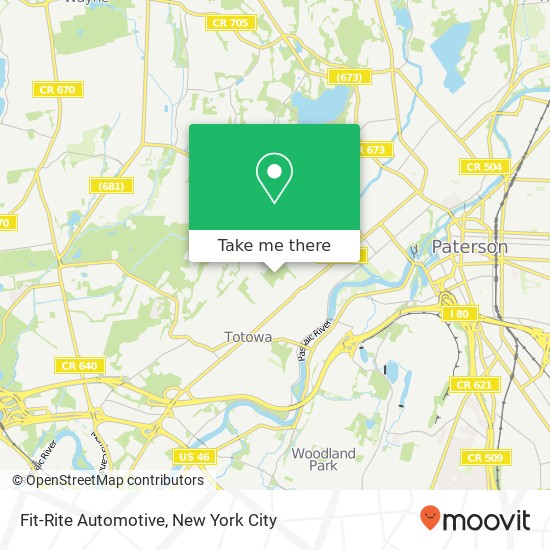 Mapa de Fit-Rite Automotive