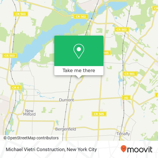 Mapa de Michael Vietri Construction